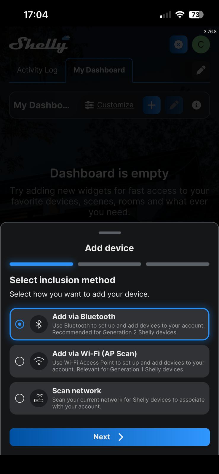 Bluetooth connection