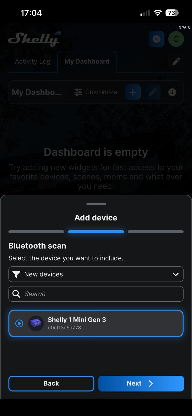 Select device